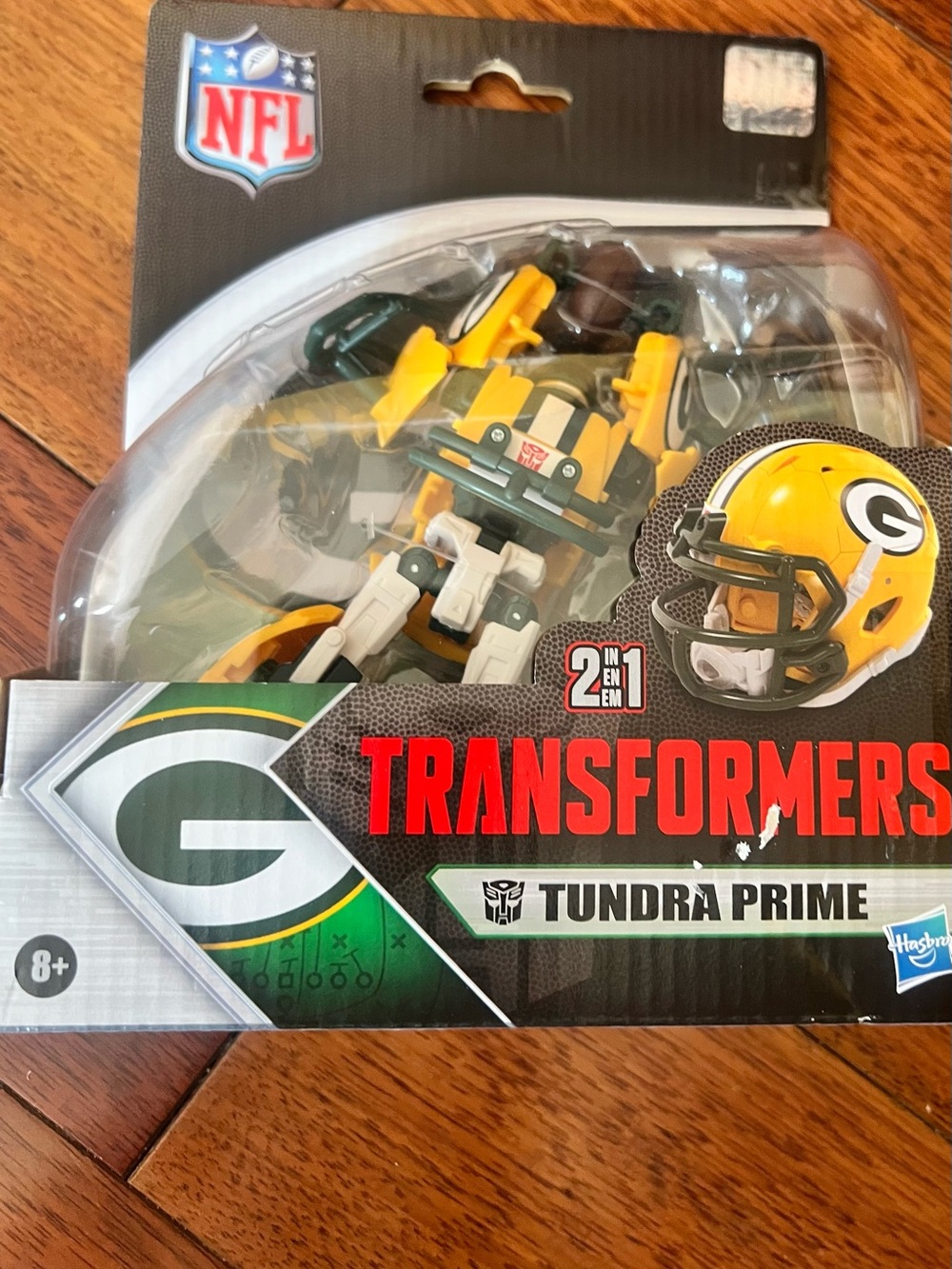 Hasbro Tundra Prime Transformers Figure - Green & Yellow